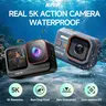 KPEP Real 5K Action Camera, 1/2.86" Sensor, 5K Cinematic Video, Hyper Stabilization, Drop-Proof & Waterproof Up to 100 Ft, Great for Motorcycle, Bike Riding, Running, Climbing, Beach Trips, Water Sports Daily vlogging camera, TikTokShopFallDealsForYou