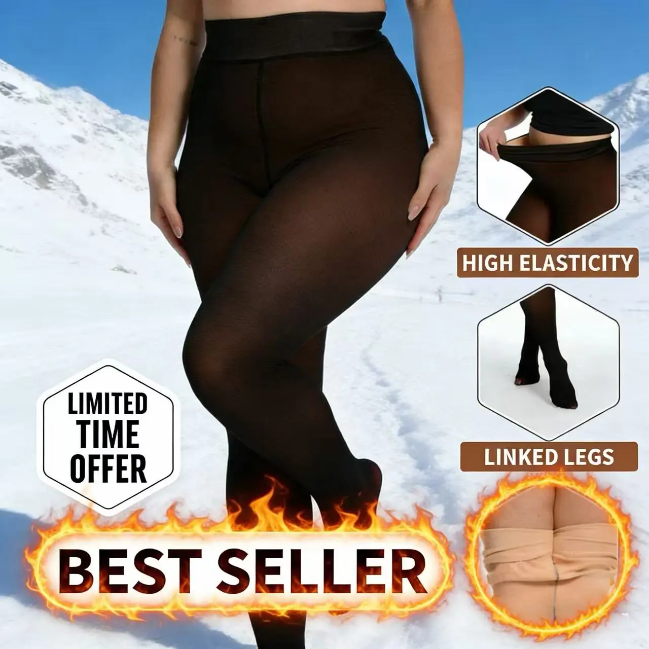 HZ Viral! Magic Nude Tights - Look Like Bare Skin in Freezing Weather. Your Winter Skirt's Best Friend! Comfortable Thermal Underwear for Fall and Winter​ Womenswear Everyday holiday  bra all-season universal push-up seamless bra  women woman real sexy se