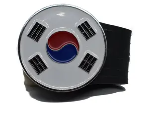 South Korea Flag Golf Ball Marker for Proud Korean Golfers