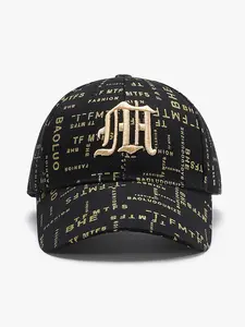 All-Season Breathable Embroidered Baseball Cap, Outdoor Sports Sun Protection Hat with Buckle Closure, Woven Fitted Design, Hand Wash Only, Adjustable Sun Cap