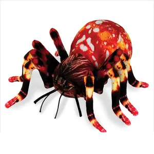 Real Planet™ Orange Spotted Tarantula Realistic Plush Stuffed Animal