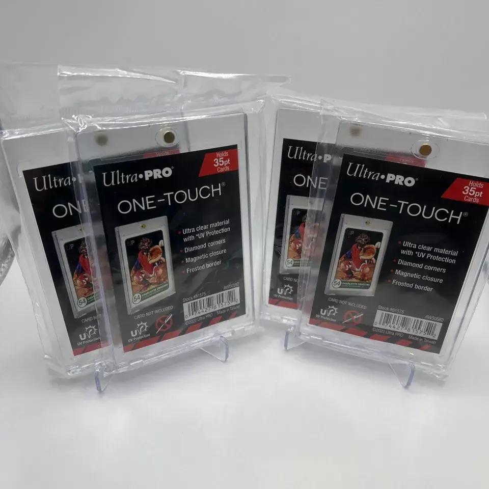 Ultra Pro One-Touch Magnetic Card Holder 35pt Point - Lot of 4