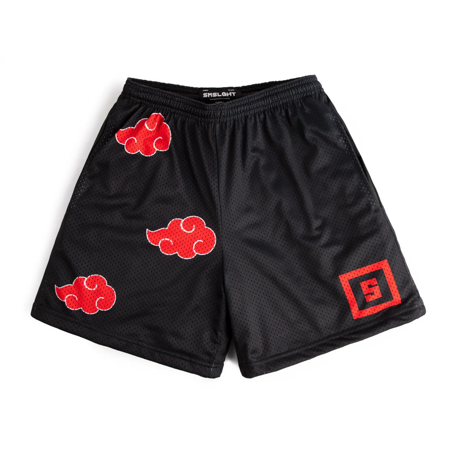 Anime Cloud Akatsuki Mesh Shorts – Youth & Adult Sizes