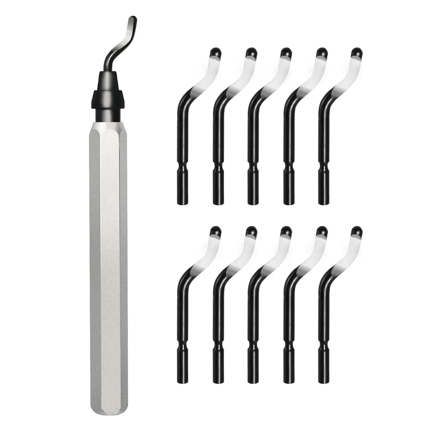 11- Deburring Tool for  Printing,  High-Speed Steel  for Smooth Edge Finishing - Ideal for HVAC, Metal &  & Professional Conduit Reaming,  Printer Accessories