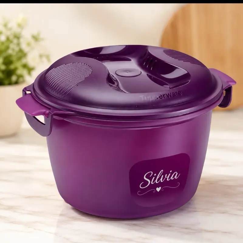 Arrocera Balance Tupperware capacidad  de 2.2 L especialmente  para poder cocinar en el microondas