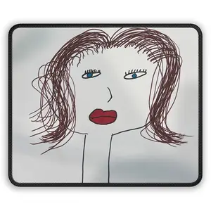 Paper Girlfriend Mouse Pad