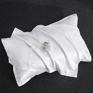 2 Piece Set European Style Silk Pillowcases, Adult Envelope Pillow Covers, Soft Comfortable, Hidden Print, 48x74cm, Luxury Design