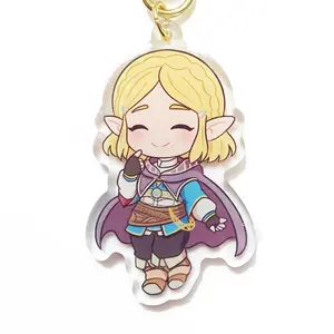 Legend of Zelda Acrylic Keychain - Princess Zelda | Unique Keychain Designs | Perfect for Backpacks, Keys and Gifts | High Quality and Customer Favorite Items