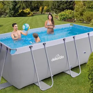 Swimming Pool 13ft XL Steel Frame Above Ground & Filter