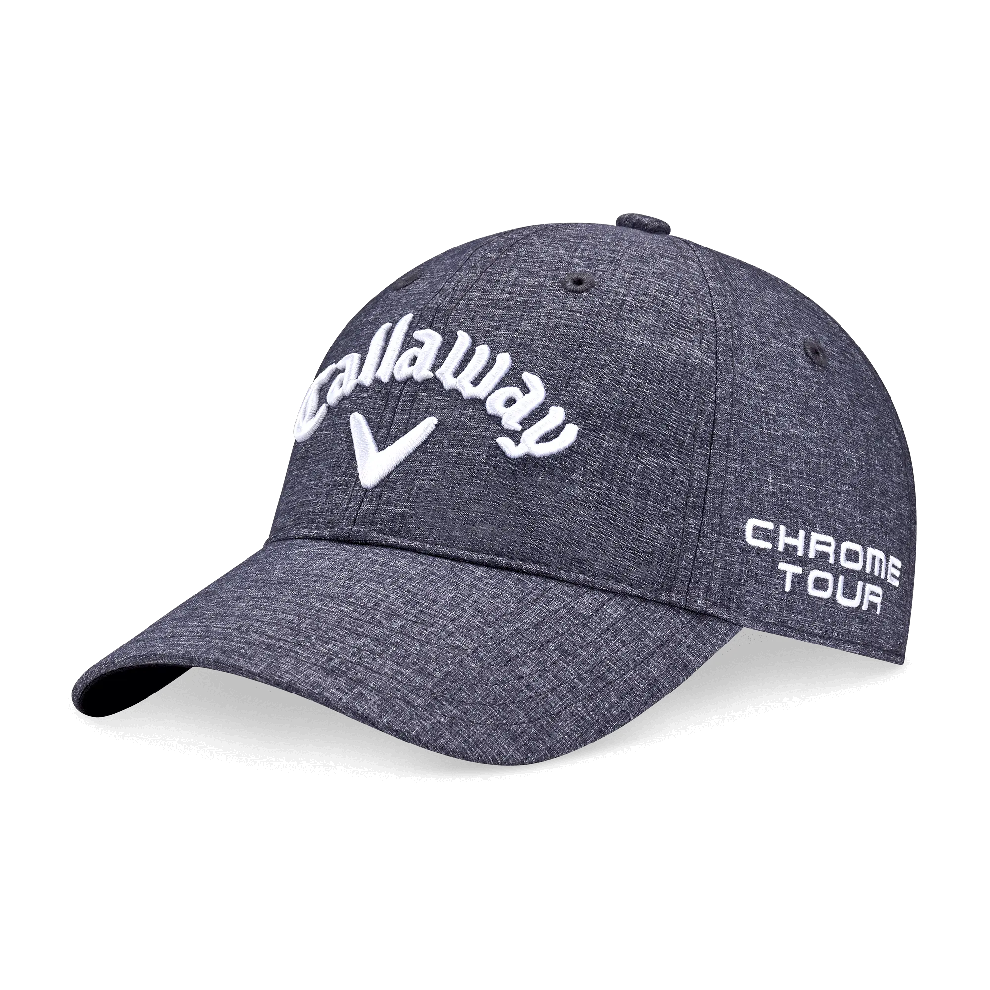 Callaway Golf Men's 2025 Tour Authentic Performance Pro LW Hat in Black Heather/White | Size: Adjustable