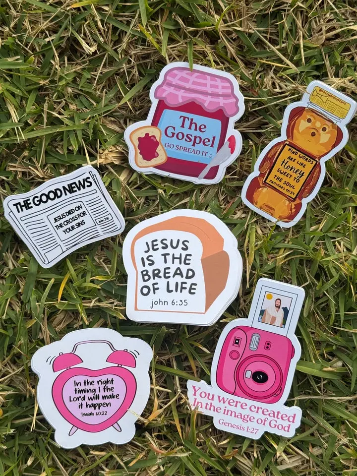 6 Pack Sticker Bundle #1