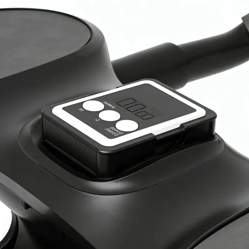 4 Wheel Ab Roller with Knee Mat & Timer 2026, Automatic Rebound Abdominal Wheel Elbow Support for Men Women