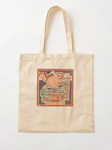 Sale up to 50%, Limited flash Deal, Retro Frog and Toad Cotton Tote Bag