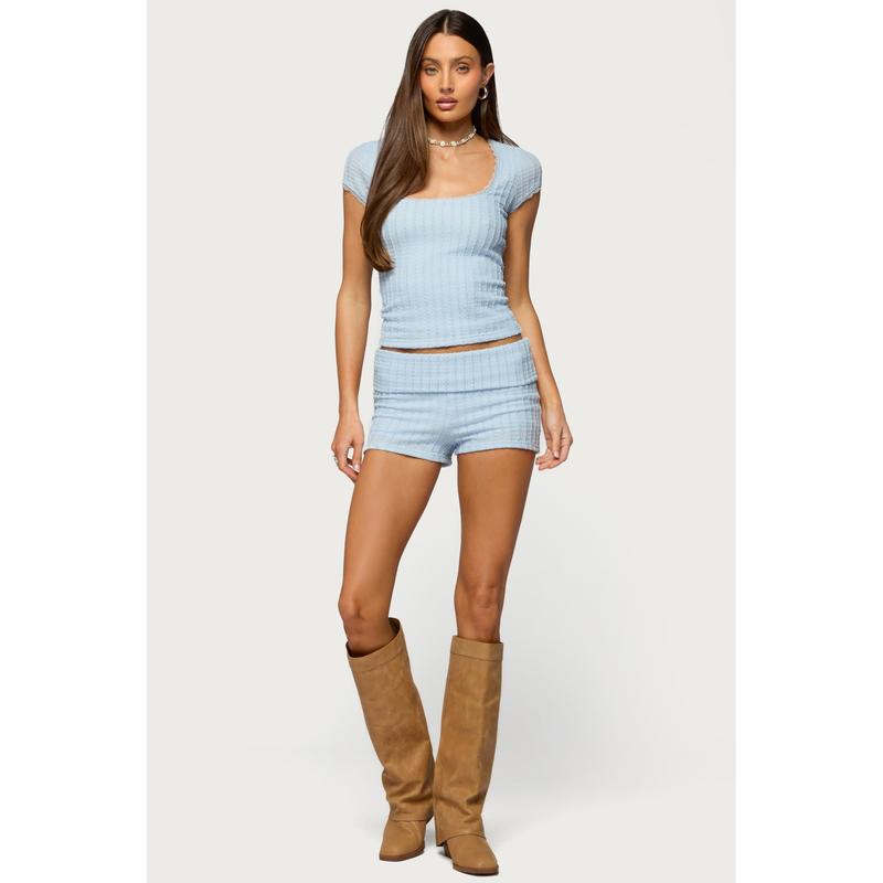 Iyara Textured Knit Top