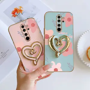 1 Piece note8pro Simple floral pattern with bracket Pattern Case Made From Comfortable feel Enhancing Shockproof In Entertainment Suitable For Xiaomi Redmi Note 8 ProPhone Cases