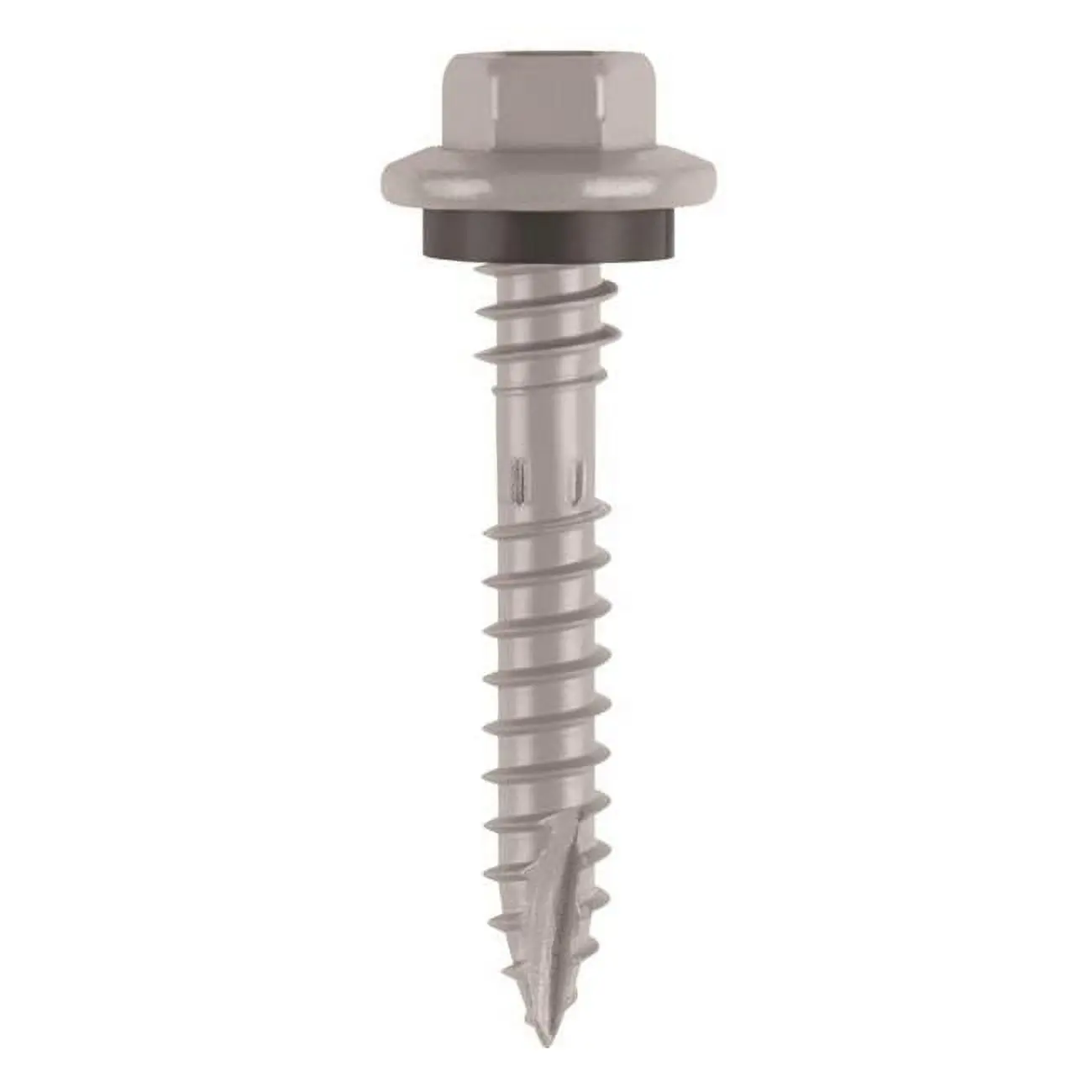 212 MAIN Teks Elite Steel Roofing Screws, No. 10 x 2 in., Self-Tapping Hex Washer Head with Waterproof Seal, Premium Finish for Indoor/Outdoor Use, Strong Holding Power, 80-Pack, Roof Fasteners