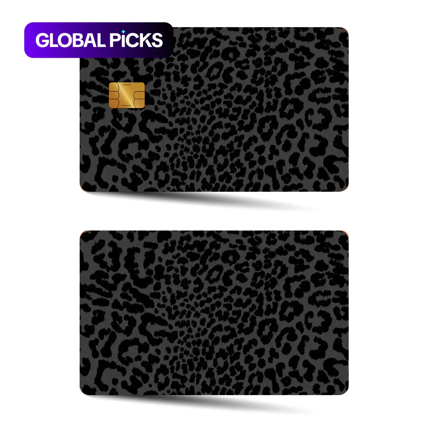 Leopard Pattern Credit Card Skin, Reusable Ultra-Thin Waterproof Scratch-Resistant Credit Card Sticker, Personalized Bank Card Skin Protector, Craft Gifts for Girls and Adults, Adhesive Vinyl Decal #GLOBAL PICKS
