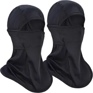 Cooling Balaclava Face Mask Men Women Summer, 2-Pack Lightweight Ski Mask Helmet Liner with Long Neck Coverage