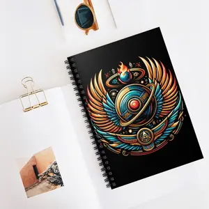 Spiral Notebook - Ruled Line PHOENIX METAL