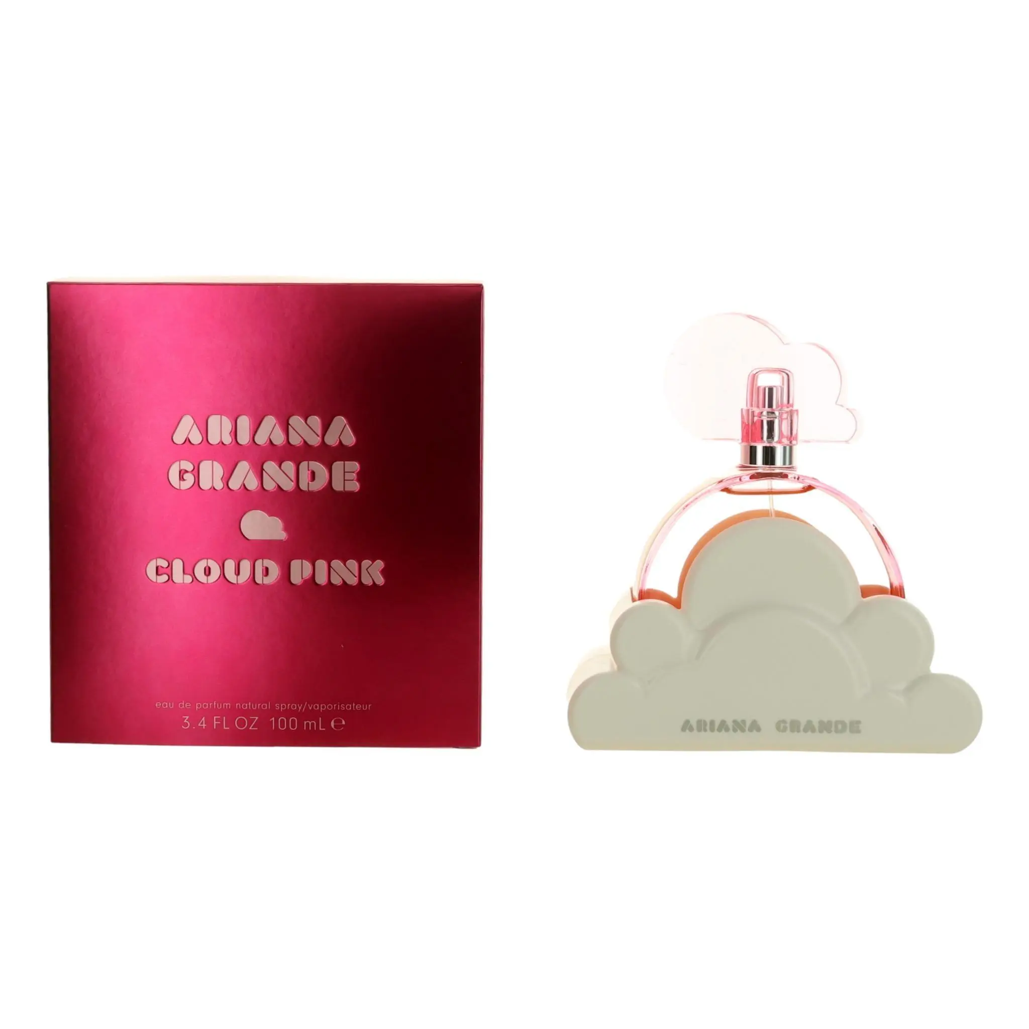Cloud Pink by Ariana Grande, Women's Distinctive 3.4 oz (100 ml) EDP Spray - Whimsical Look, Unique Aroma Perfume