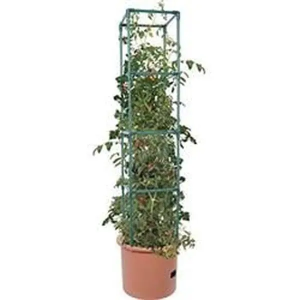 Hydrofarm Products Tomato Barrel with Tower, 3.05 lbs Brilliant Designs Hydroponic Growing System, Personal Use Indoor Food Plant Care & Support Solution