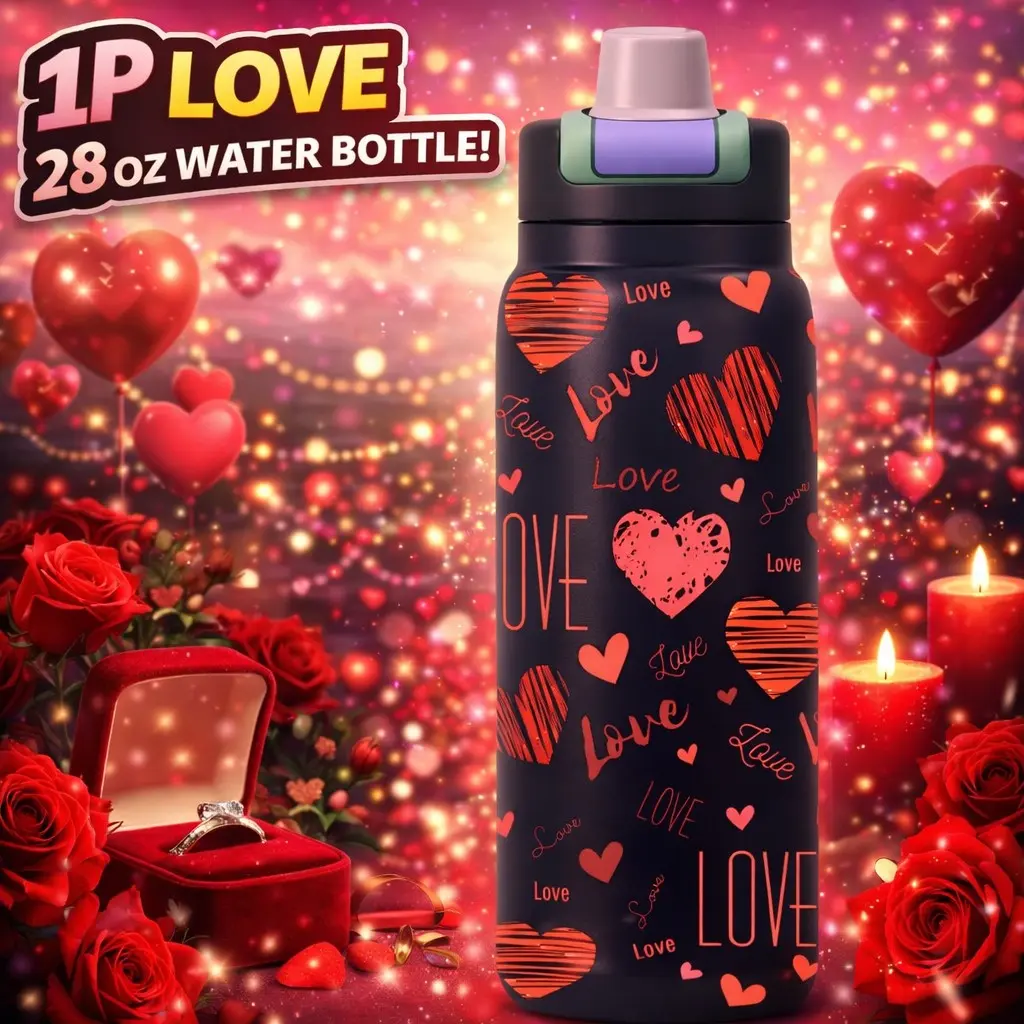 28oz Stainless Steel Insulated Cup Tumbler with Lid, Love Valentine Heart  Print, Includes Lid and Straw, Keeps Warm 12 Hours Cold 24 Hours, Durable  Leak-Proof - TikTok Shop