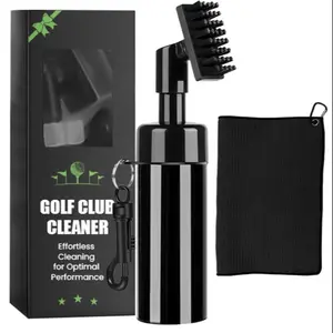 Golf Club Brush Cleaner Towel Set, 2 Counts/set Absorbent Towel & Lightweight Brush, Easily Attaches To Golf Bag, Golf Accessories,  Performance