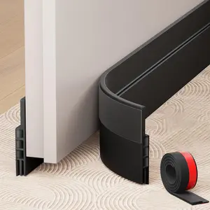 Door Draft Stopper, Under Door Sweep for Exterior & Interior Doors, Weather Stripping Door Seal, Garage Window Blocker Noise Cold Air Insulation