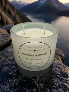 12oz Mahogany Teakwood candle