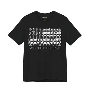 We, the People Black History Shirt, 50 Black Civil Rights Leaders Flag Tee, Black History Month T-Shirt