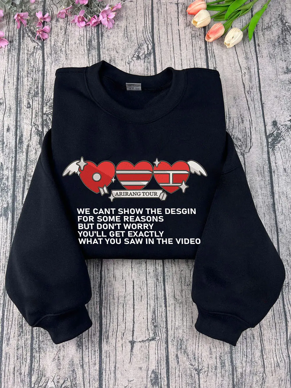Come Back Concert Embroidered Sweatshirt, Album Inspired Fan Gift, gift for fan