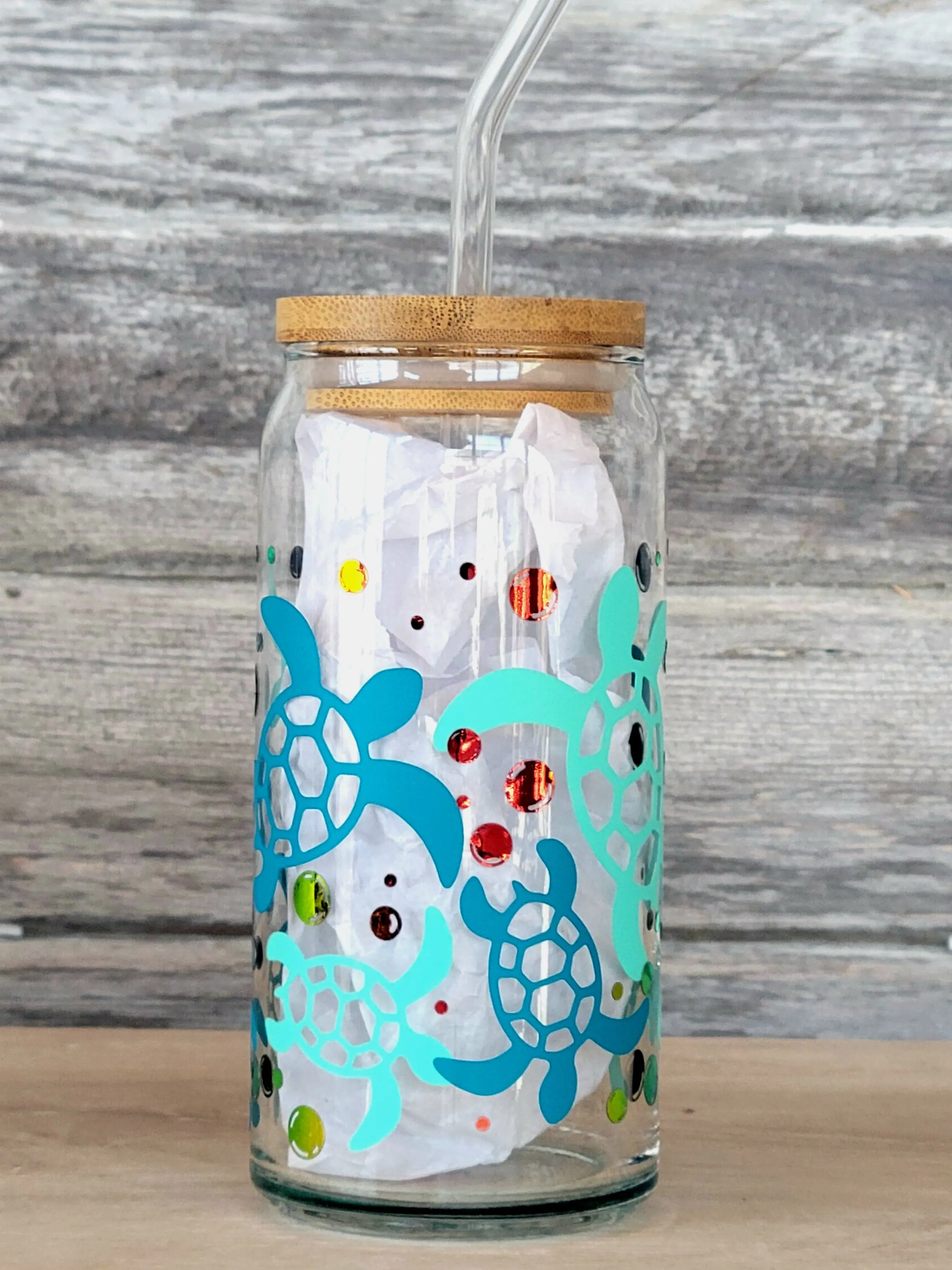 Turtle Glass Tumbler