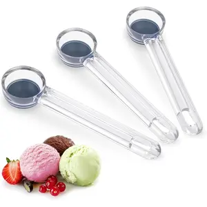 Cookie Scoop Set 1 Tablespoon Size #60 Cookie Dough Scooper for Baking 15 ml/0.5 oz Ice Cream Acrylic Scoop with Comfortable Grip