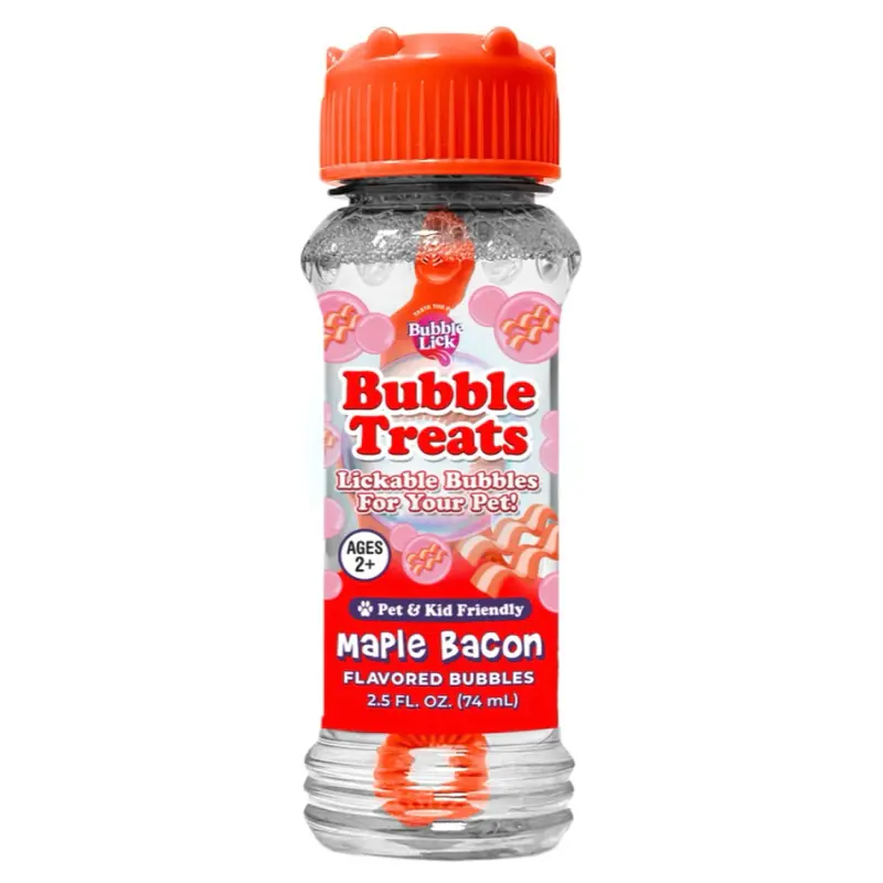 Bubble lick Dog Treat for your furry family member