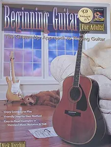 USED-Beginning Guitar for Adults: The Grown-Up Approach to Playing Guitar, Book & CD by Alfred Music (Paperback)