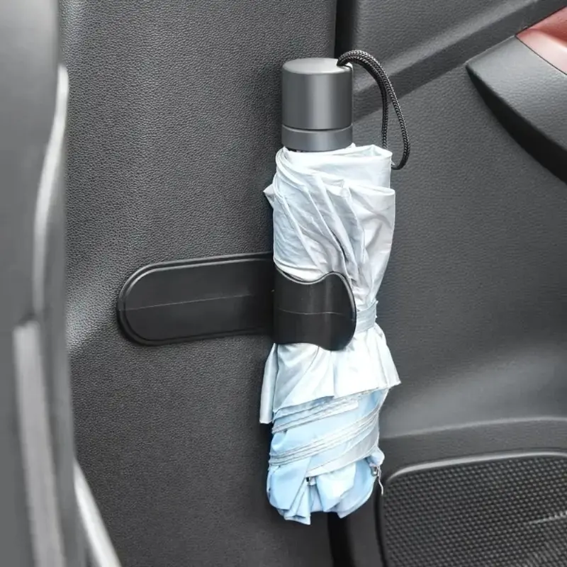 2pcs Portable adhesive car umbrella holder, car accessories, Car Organization Accessories, multifunctional car umbrella storage rack, Car Storage Organizer, Car Organization Supplies