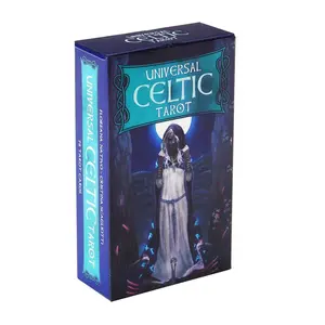 Tarot Deck 78 Cards Universal Celtic Tarot Deck Pockets Cards Colour Tarot Deck with Instruction Booklet Essential for Tarot Beginners & Expert Readers