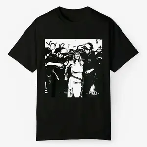 Arrest Statue Of Liberty No Kings Protest T-Shirt, Sweatshirt, Hoodie, Viral Protest Liberty Costume Arrested Graphic Tee, Women Activist Photo Shirt, Unisex Clothing Tee 64C