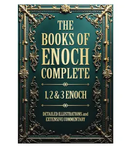 The Books of Enoch Complete (Illustrated): The 1, 2 & 3 Enoch Collection With Detailed Illustrations and Extensive Commentary Paperback