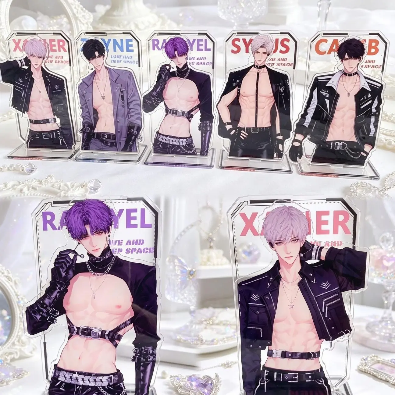 Love and Deepspace Acrylic Standee  | Rafayel Caleb Zayne Sylus Xavier