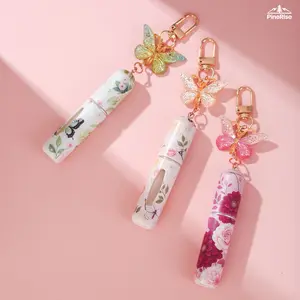 Women's Compact Butterfly-Themed Portable Cosmetic Perfume Spray Bottle, Travel Essential, Mother’s Day Gift (Leisure Outdoor Accessory)