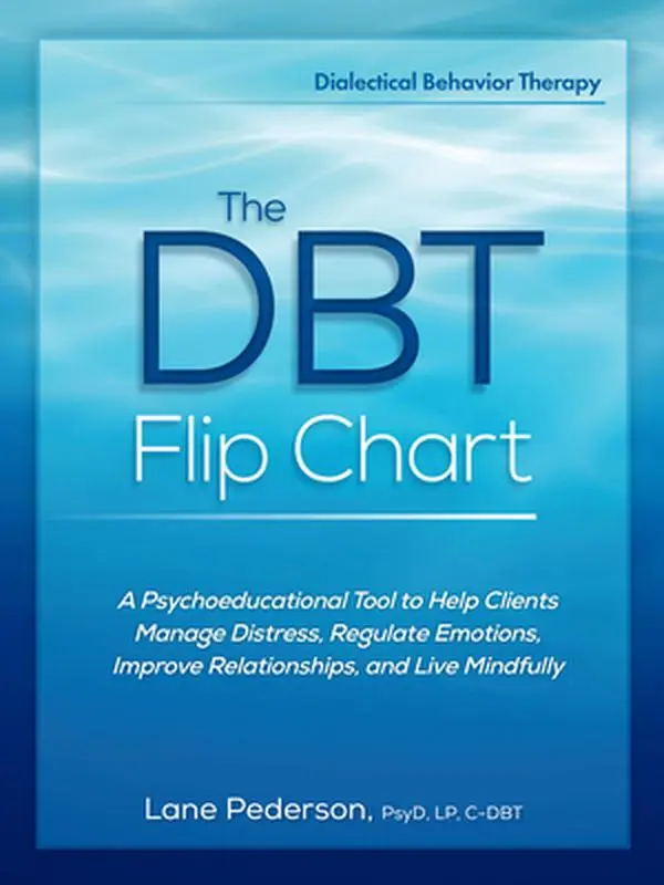 The Dbt Flip Chart - Psychoeducational Learning Materials for Distress Management, Emotion Regulation & Relationship Improvement by Lane Pederson (Poster)