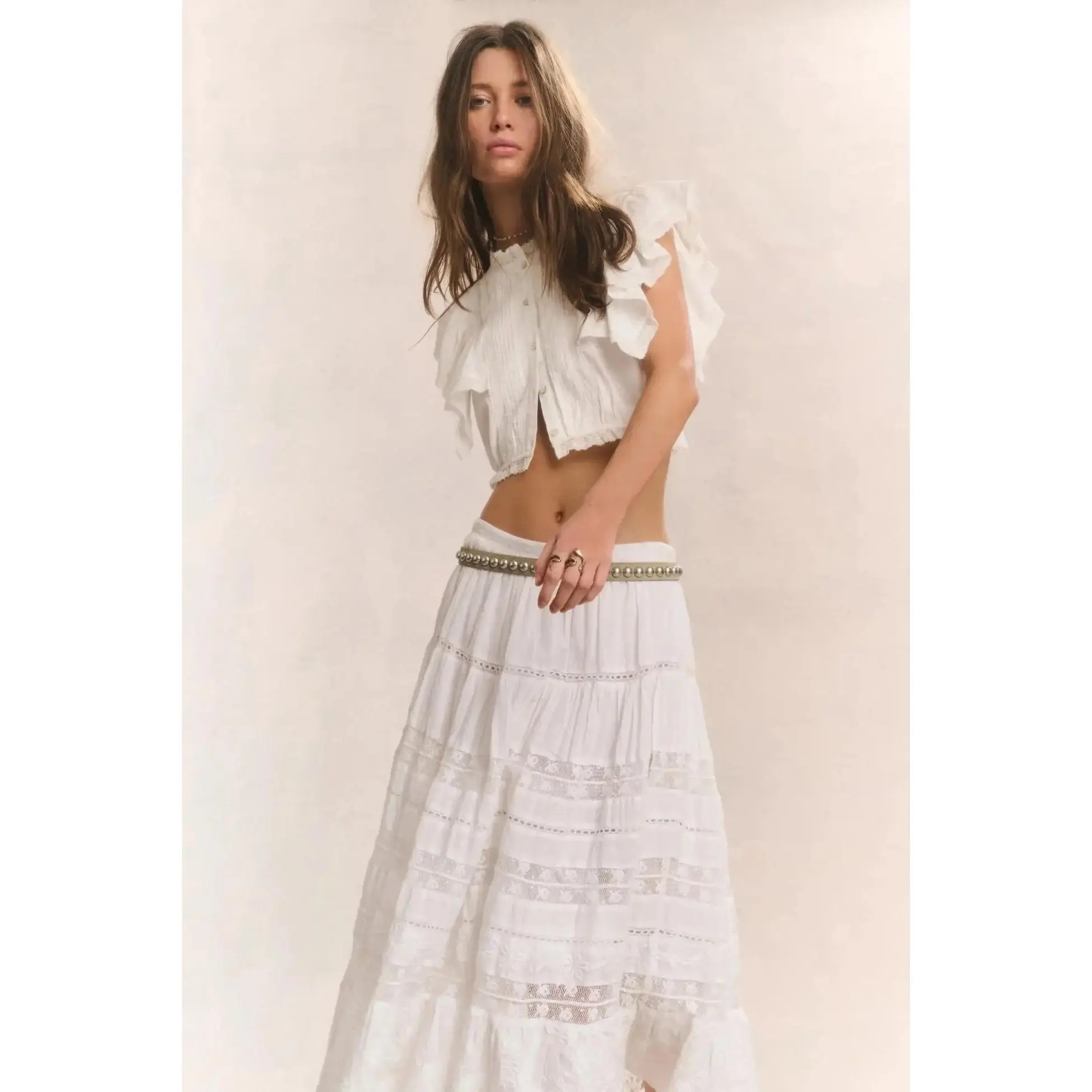 Love Shack Fancy Donna Skirt