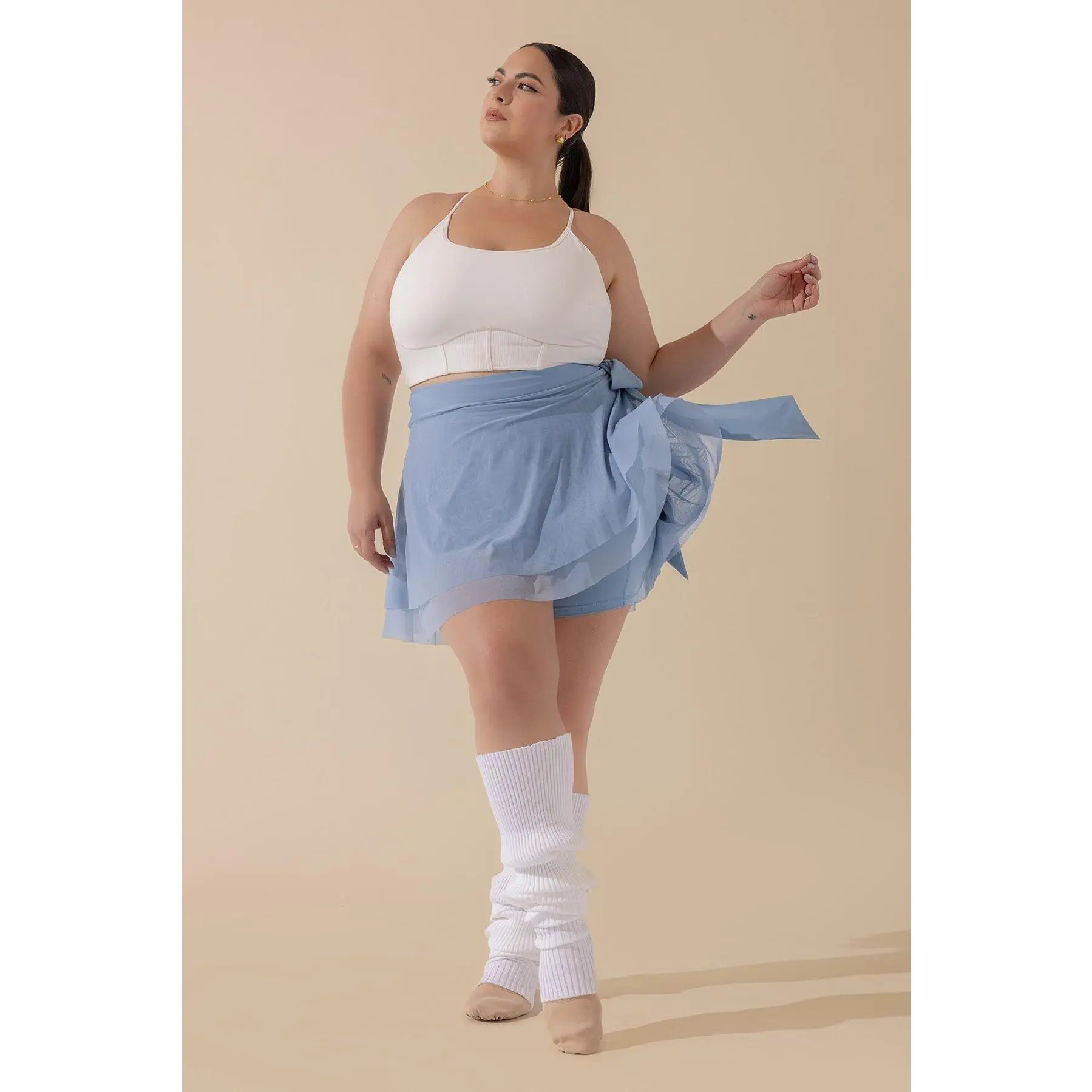 Juliet Wrap Skort - Blue Storm
