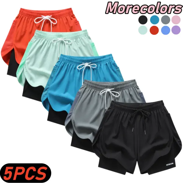 Black + Light Gray + Lake Blue + Light Green + Red