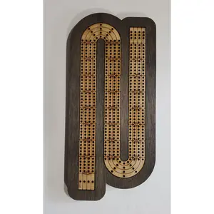 Travel Sized 4 Lane Cribbage Board - Compact Raceway