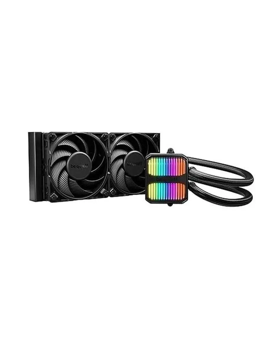 Be Quiet BW025 360mm Silent Loop 3 Cooling Fan for Desktop Computer, 12V, 27mm, 3-Chamber Pump