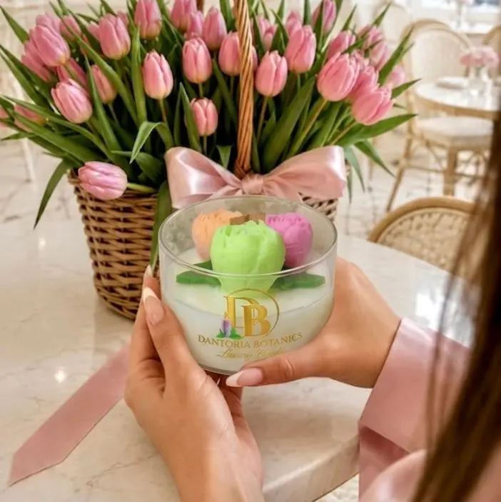 Peony Candle
