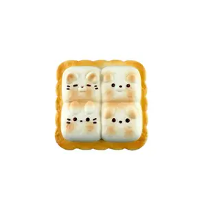 Fluffmellies Cheese Toast Scented Squishy - Squishies Stress Relief Toy, Stress Squishies Classic Novelty Item for Ages 6+