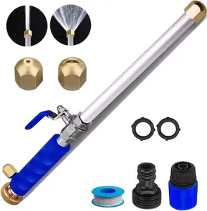 2026 Upgraded Jet Nozzle Power Washer for Garden Hose 2-In-1 High Pressure Wand with 2 Different Nozzles and Quick Connector Hydro Nozzle High Pressure Washer Tools for Patio Car Pet Washing